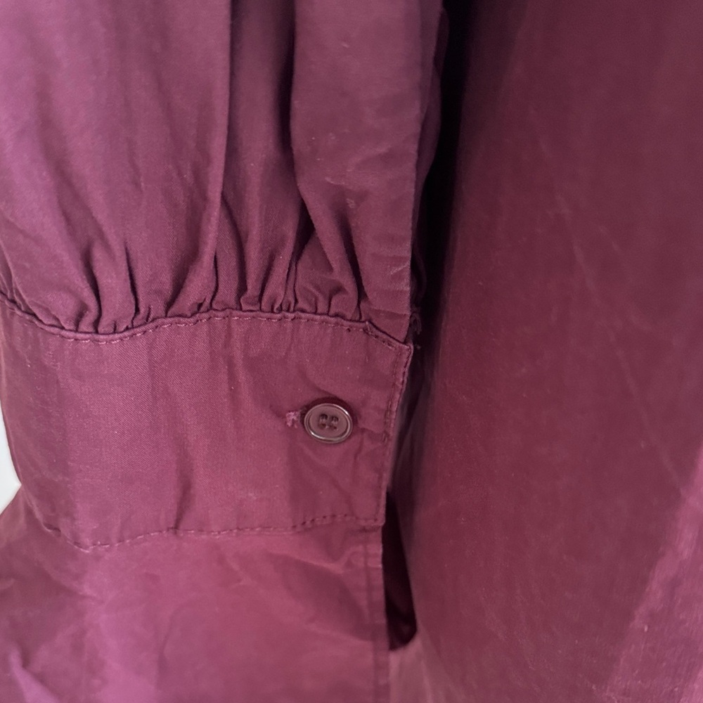 Asymmetrical Burgundy Top - Picture 8 of 10